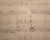 Nadine - Smoky quartz and crystal quartz earrings