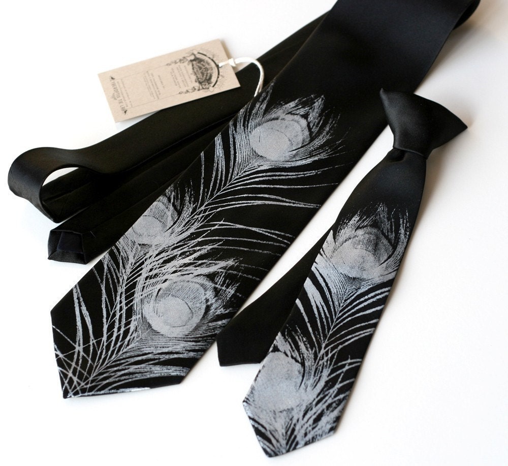 Father and Son ties. Matching Peacock necktie package, your choice of size and tie colors.