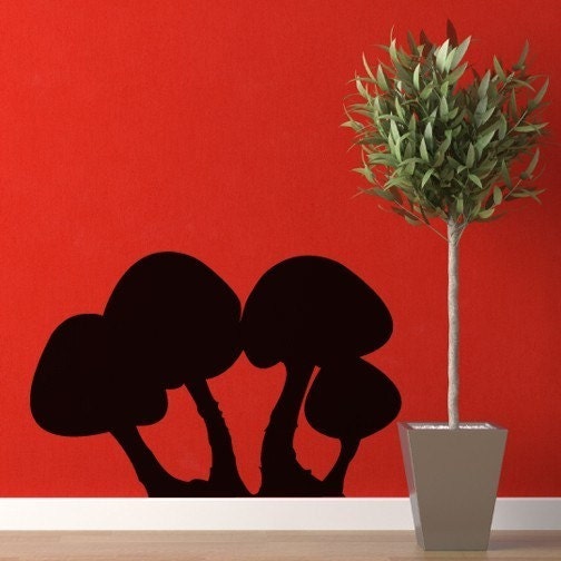 Giant Mushroom Set of Wall Decals