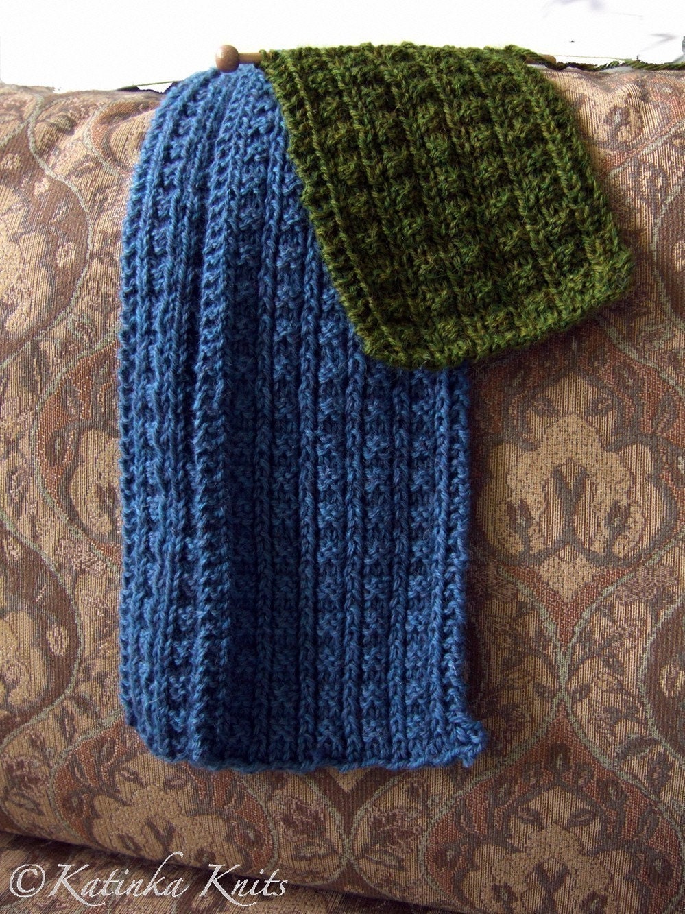 Sailors Rib Scarf Knitting Pattern