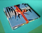 mini MODvelopes made from vintage 60's music book- set of 8 envelopes (with cards)