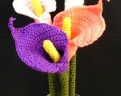 Flower Crochet Pattern Calla Lily Crochet Pattern PDF Instant Download Calla Lily Flower