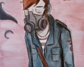 Rust - original acrylic painting