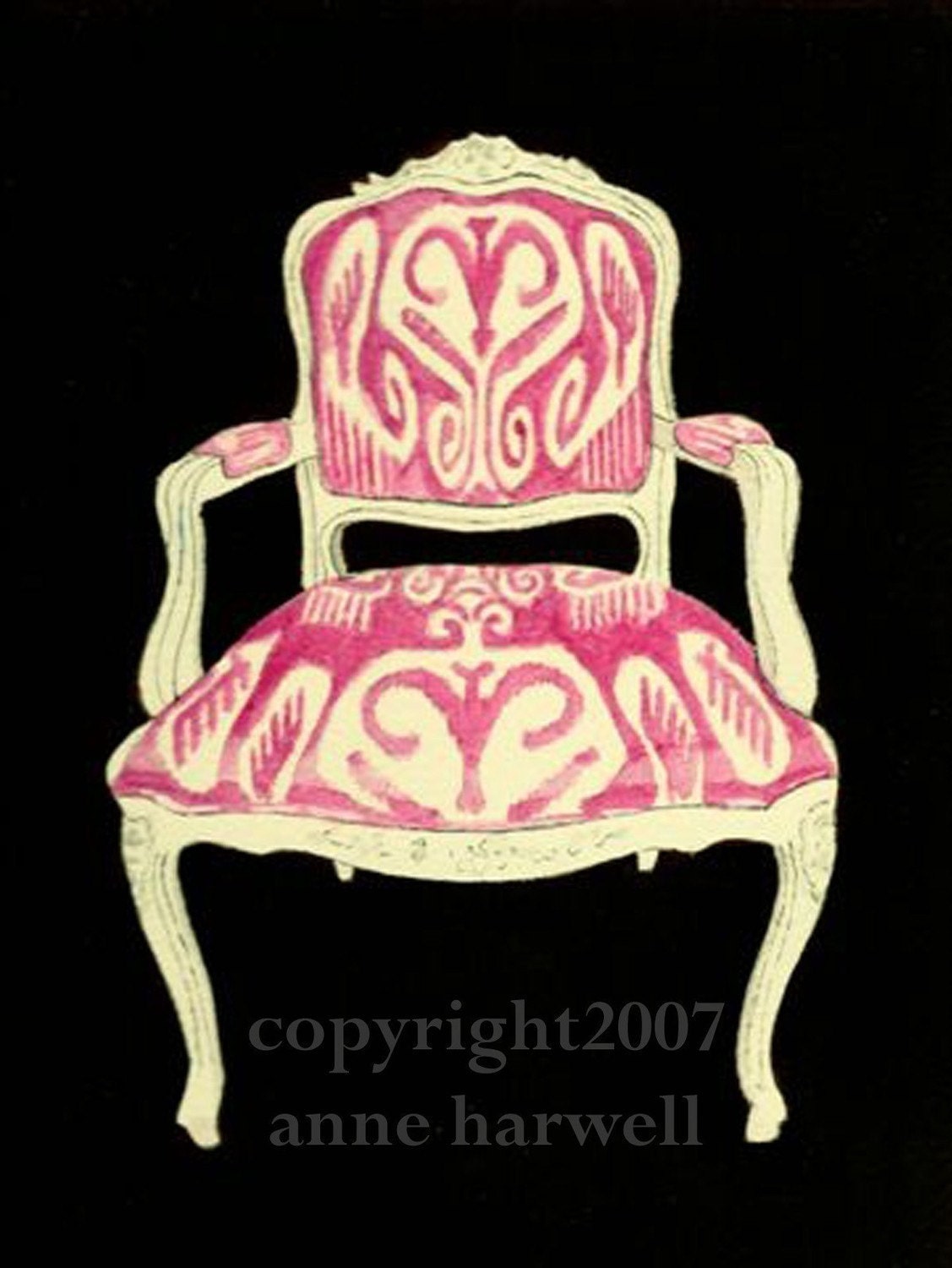 IKAT CHAIR PRINT