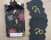Vacation Countdown Clipboard - Days til Disney - Fireworks
