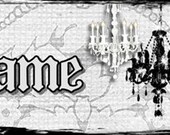 Vintage Ladies and Chandeliers Etsy Shop Banner and Avatar by Sea Dream Studio OOAK