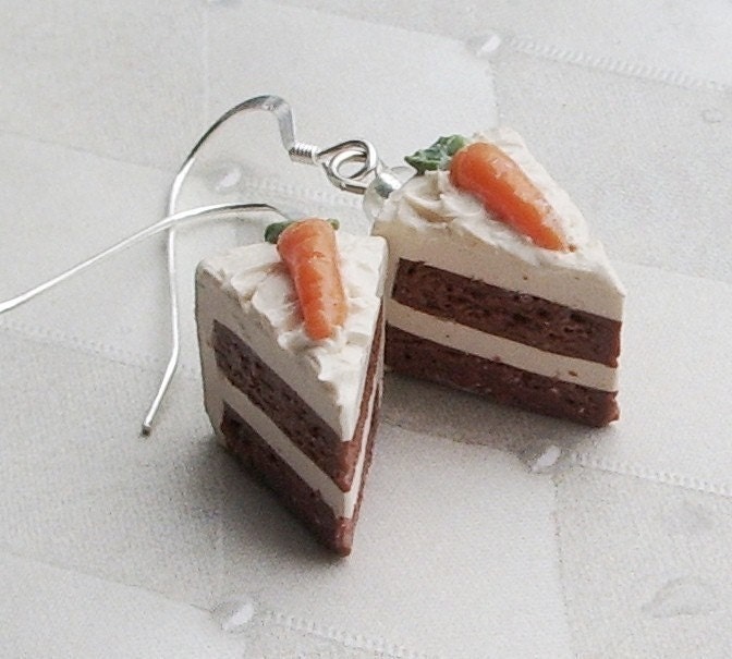 Carrot Cake Earrings