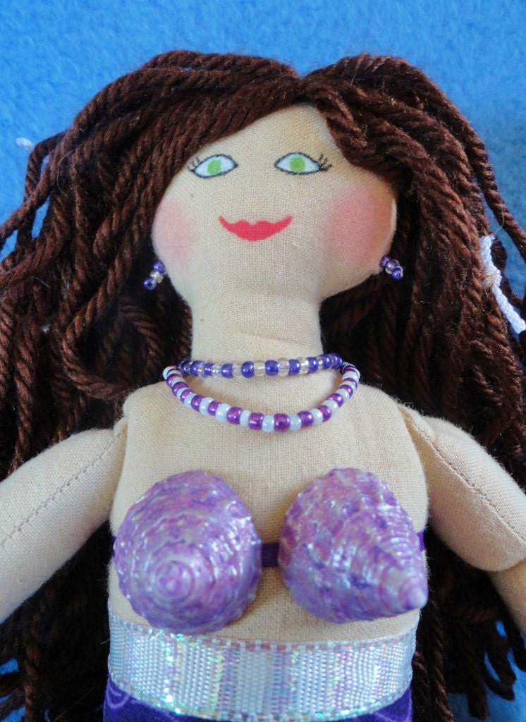 Mermaid Doll - OOAK Cloth Doll