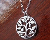Tree of Life - sterling silver necklace (medium size)