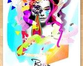 Bjork Poster - Illustration by M-C Turgeon