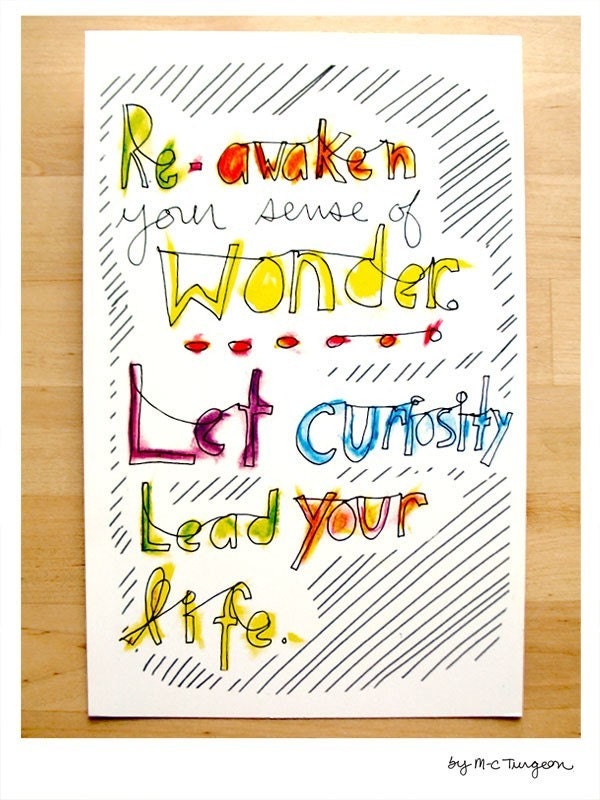 Re-awaken your sense of wonder - 5 Postcards Set