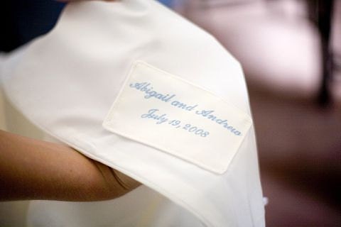 Wedding Dress Label Simple Something blue
