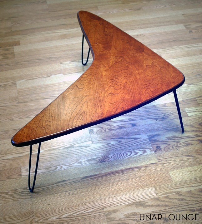 Booma Mid coffee table Eames Era Mid Century Modern Atomic Design