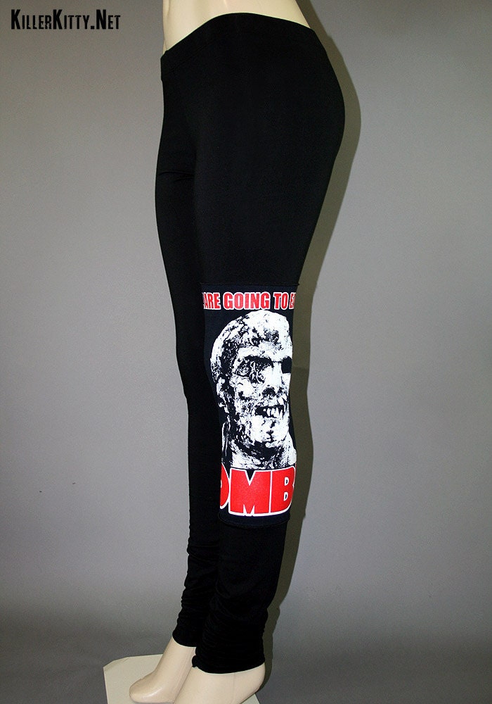 Zombie Horror Movie Leggings Pants