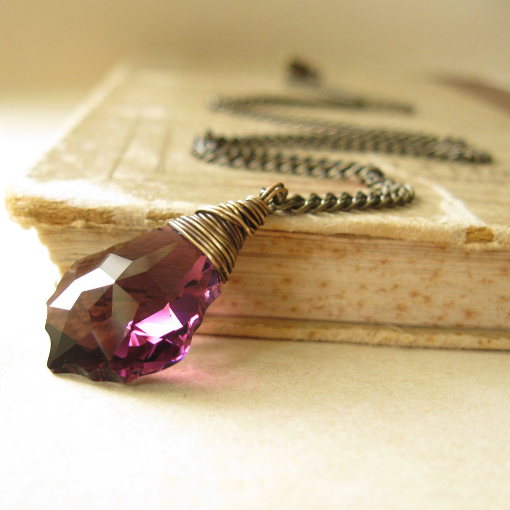Royal romance baroque swarovski crystal necklace