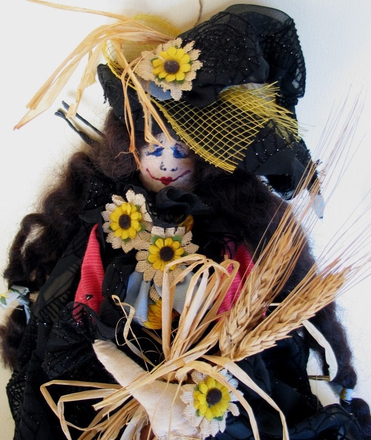 OOAK cloth doll handmade traveller puppet- A brave captain sailing the Oceans Morgan the pirate