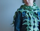 Elene Windowpane Merino Tencel Scarf