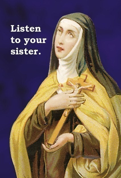 Listen To Your Sister - Nun Magnet