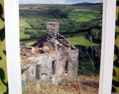 Irish photo card ...Ruin with a View