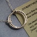 JOURNEY NECKLACE with Poem - Sterling Silver - Graduation Necklace - Next Step in Life - Gift Boxed