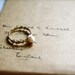 Entwined -- Pearl Handwrapped Gold Band - Everyday Classic, Dreamy Romantic, Promise Ring, Gold Ring, Valentine