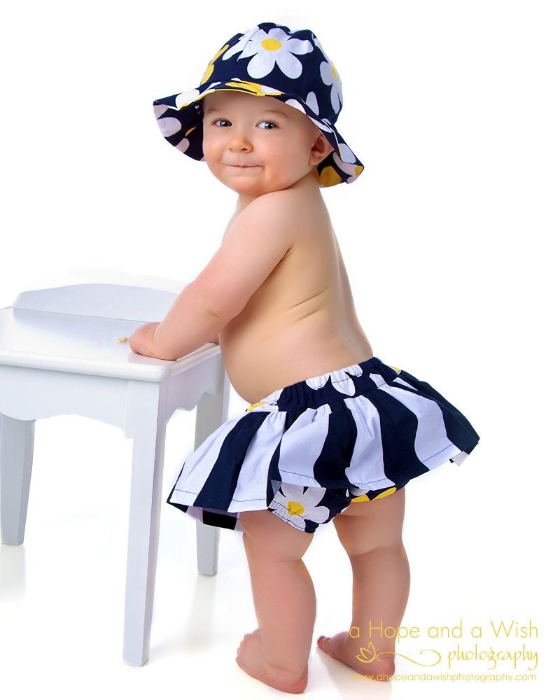 Baby Girl Sewing Pattern - Baby Diaper Cover with Skirt PDF Pattern