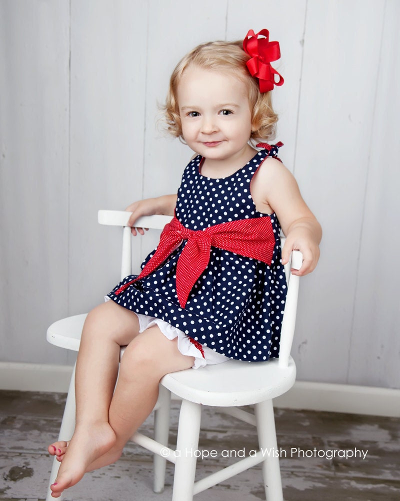 Sewing Pattern PDF - Baby Jumper Dress and Top Pattern with Big Sash Bow