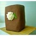 box brown linen burlap Ivory Cream Hydrangea flower diaper caddy weddings decor Felt Recycled Organizer Storage Basket tagt team Gift Wrap