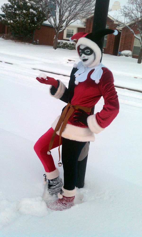 sexy clown winter coat santa harley custom made