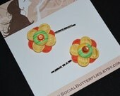 Sunburst Flower Hair Pins - Buy 3 Items, Get 1 FREE