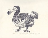 Shrewd Dodo Linocut- Limited Edition