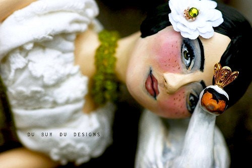 Art Doll Print -Caer and Aengus- by Christine Alvarado