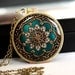 Locket, Vintage locket, filigree necklace, picture locket, bridal necklace, something blue necklace, wedding necklace