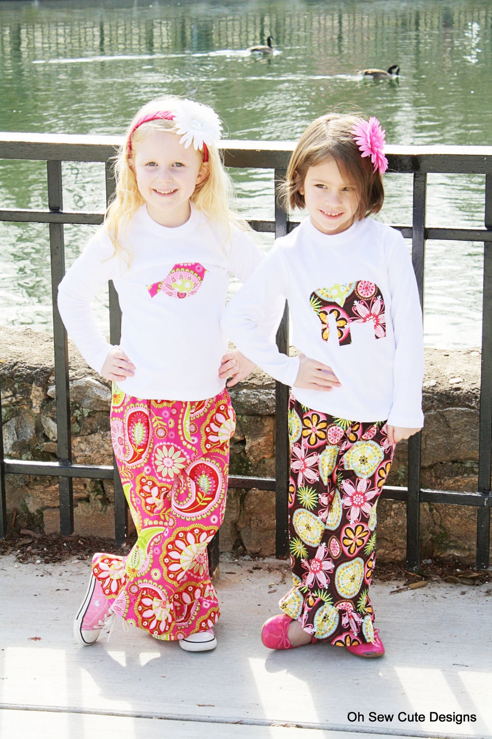 Cute Girls Ruffle Pants Your CHOICE of Fabric