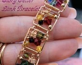 Wire Jewelry Bracelet Tutorial - Story Teller Link Bracelet - Instant Downloadable PDF File