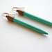 Turquoise Dagger Earrings - Handmade Jewelry - Free Shipping in the US - Summer Fashion