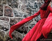 Enchanted Evermore... Red Dracula's Bride Gown by Kambriel