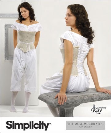 Diy Sewing Pattern Simplicity 2890 Corset Pattern, Civil War Pattern, Goth Pattern, Victorian Pattern-Plus Size