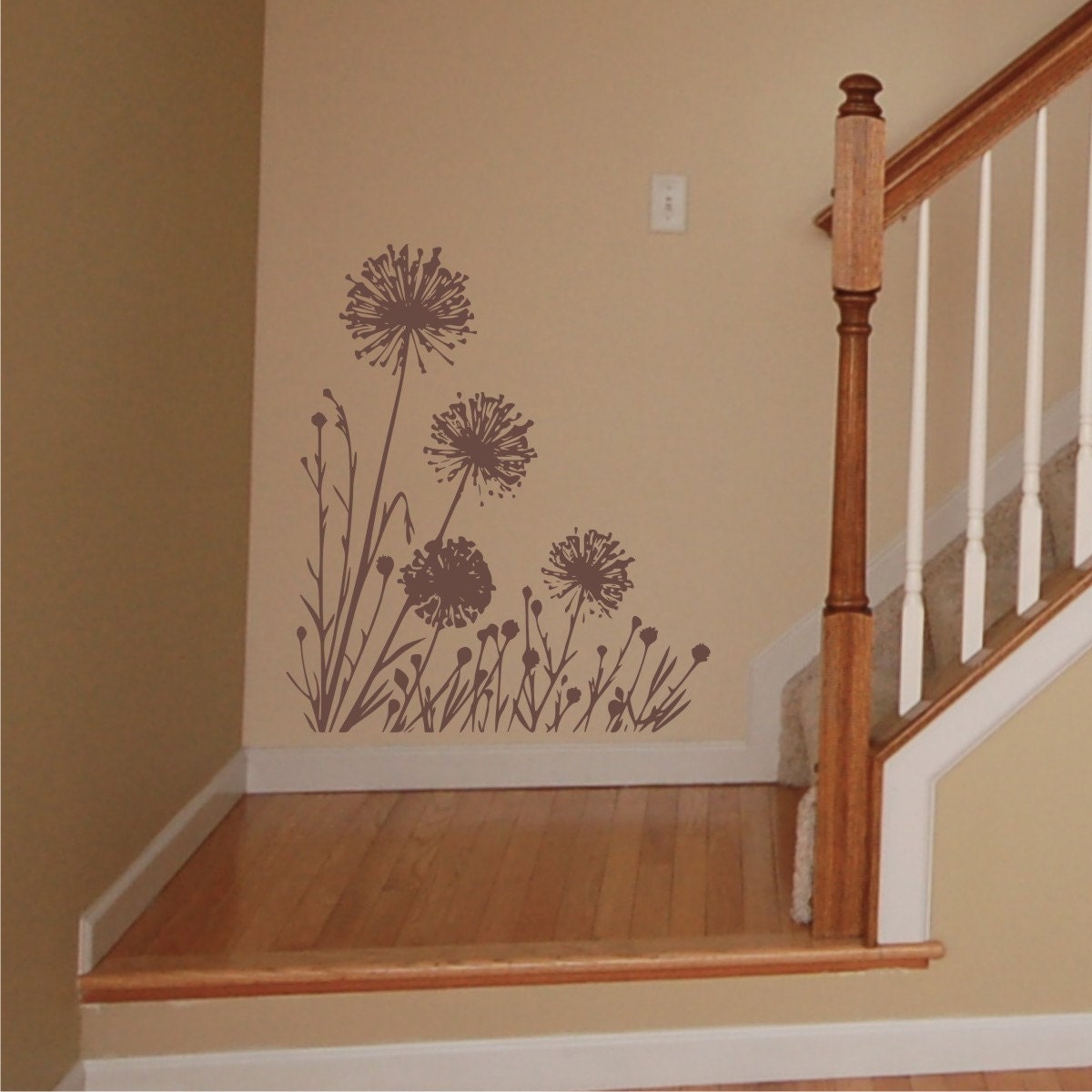 wall decal larger Dandelions - vinyl wall art