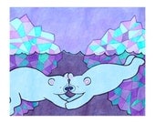 Polar Bear Kiss  8x10 Print