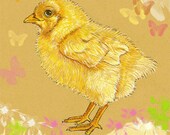 Chicken Chick Birthday Card