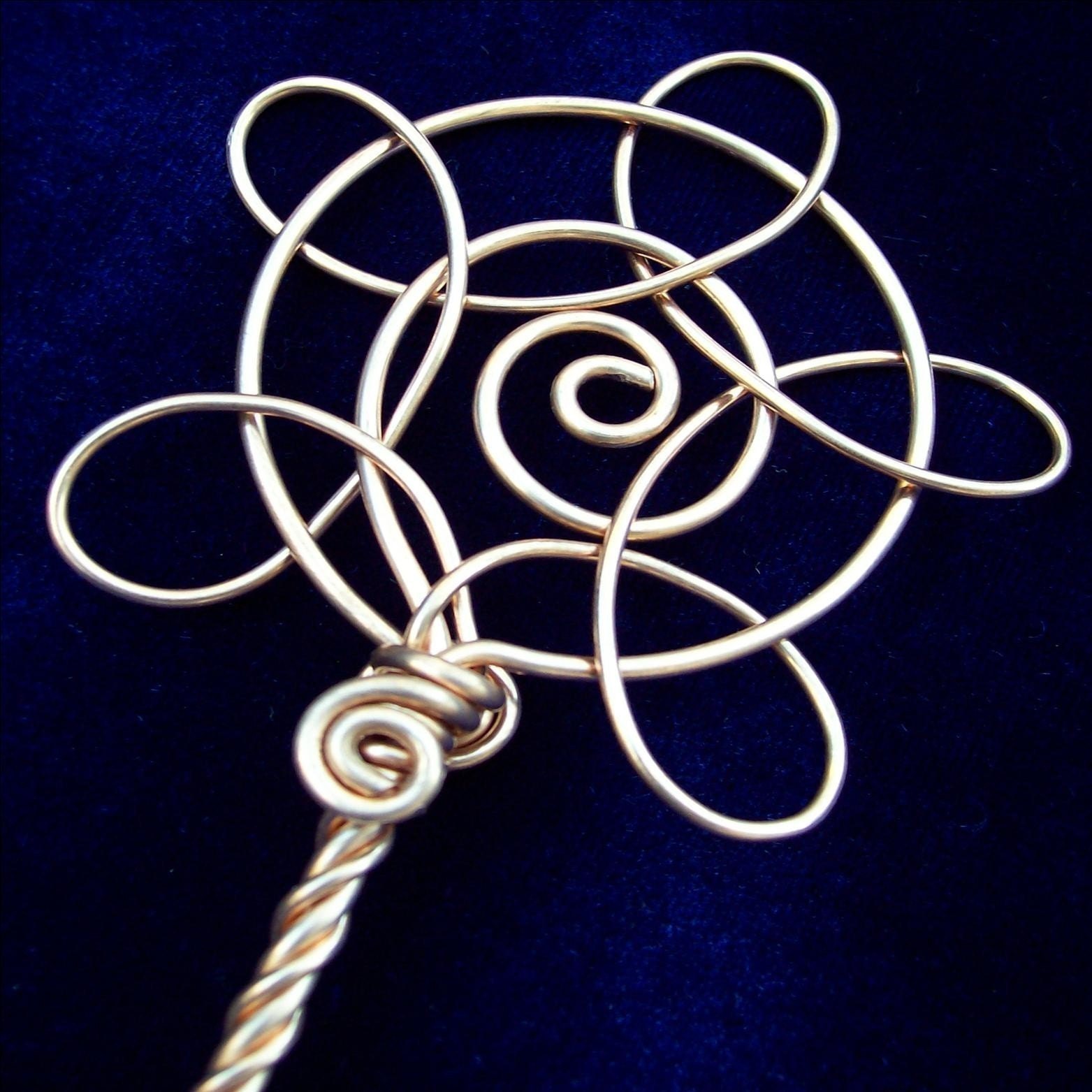 Flower Swirl Copper Magic Bubble Wand   Princess Wand,   Fairy Wand,  Perfect Party Favor,  Princess Party, Fairy Party, Theme Party