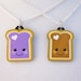 Peanut Butter and Jelly Best Friend Necklace Set