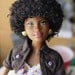 TABLOACH Custom African-American Black Barbie, Ken or Male Action Figure Wig 5832