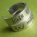Ghostbusters Rings- Gate Keeper & Key Master - His and Hers - Pair of Adjustable Aluminum Rings