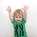 Baby One Piece, XX Chromosomes Baby Girl Onesie in Grass Green / Babies Clothing, Childrens Clothing