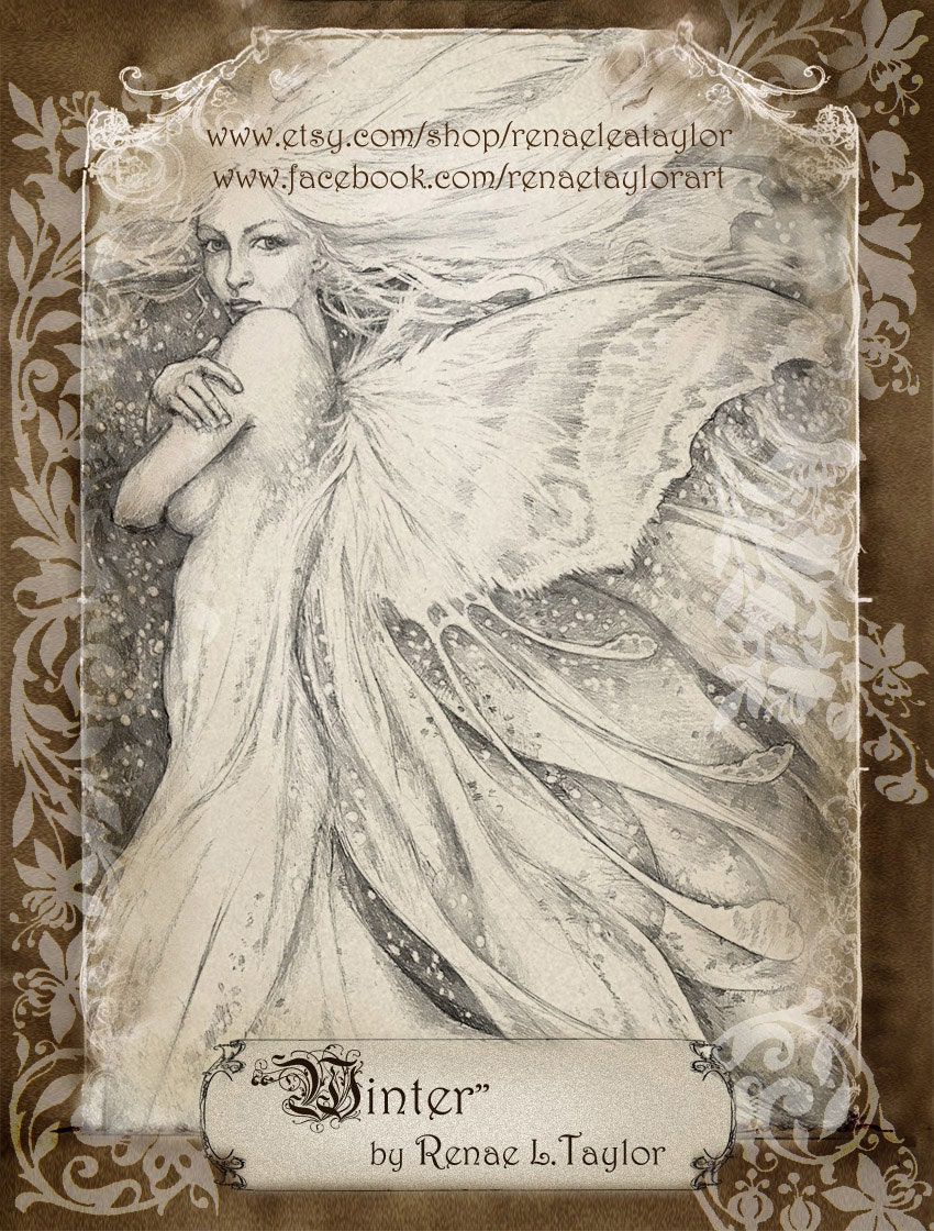 Winter by Renae Taylor.....POST Card