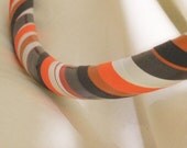 ORANGE TWIRL hoop