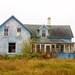Blue House Rural Photography Michigan Landsacpe Office Wall Dorm Decor 5 x 7 Fine Art