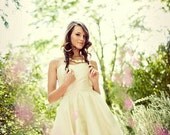 Short Silk Wedding Dress - The Peony Dress - Made to Order